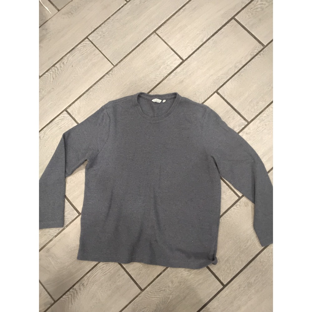 ENGLISH‎ LAUNDRY Mens Gray Textured Crewneck Long Sleeve Pullover Sweater XL